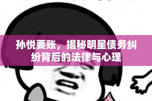孙悦要账，揭秘明星债务纠纷背后的法律与心理